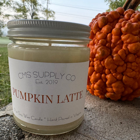 Pumpkin Latte - 9oz Soy Wax Candle