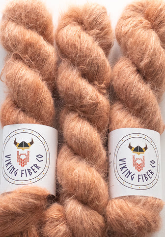 Kolding Suri Silk - OOAK Terra Cotta
